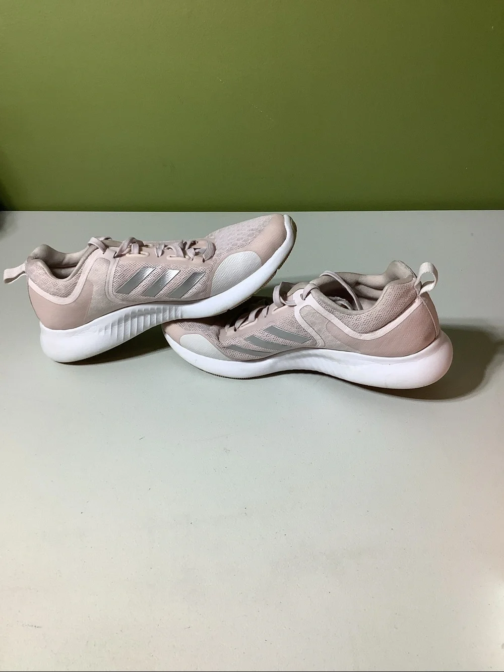 Adidas Edged Ounce pale pink shoes, size 10